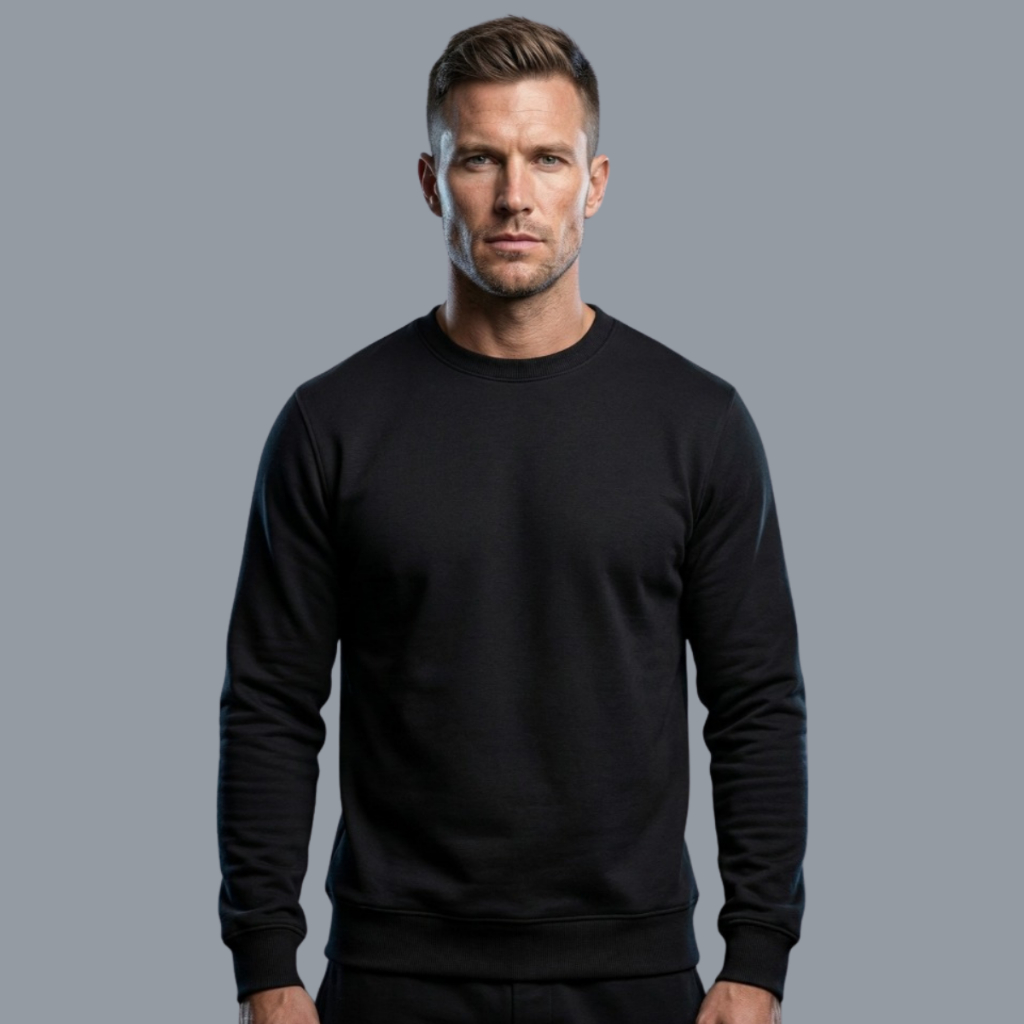 Moletom Gola Careca Liso Masculino Unissex Feminin