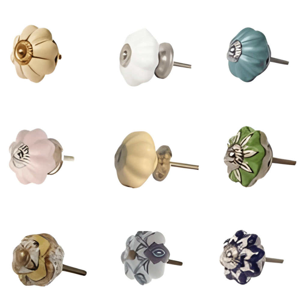 Puxador Gaveta Cerâmica Móveis Várias Cores Sal