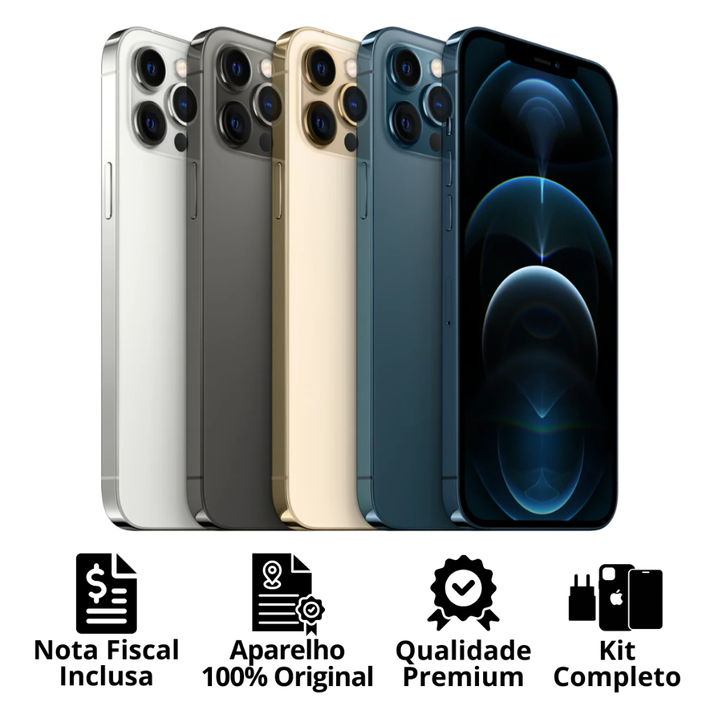 Celular iPhone 12 Pro Max (128GB) (256GB) 100% Ori