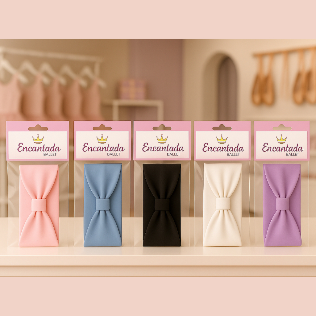Faixa de Ballet Bale Dança para Cabeça Rosa, Pre