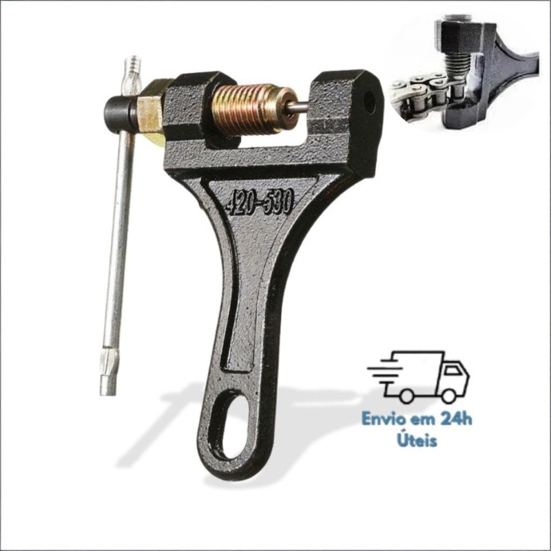 Chave Extrator Pino Corrente Moto Bike 420 428 520