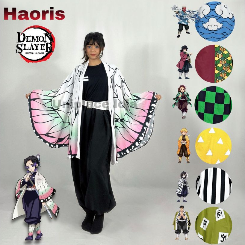 Quimono Para Cosplay Demon Slayer  Haori Estilo Ja