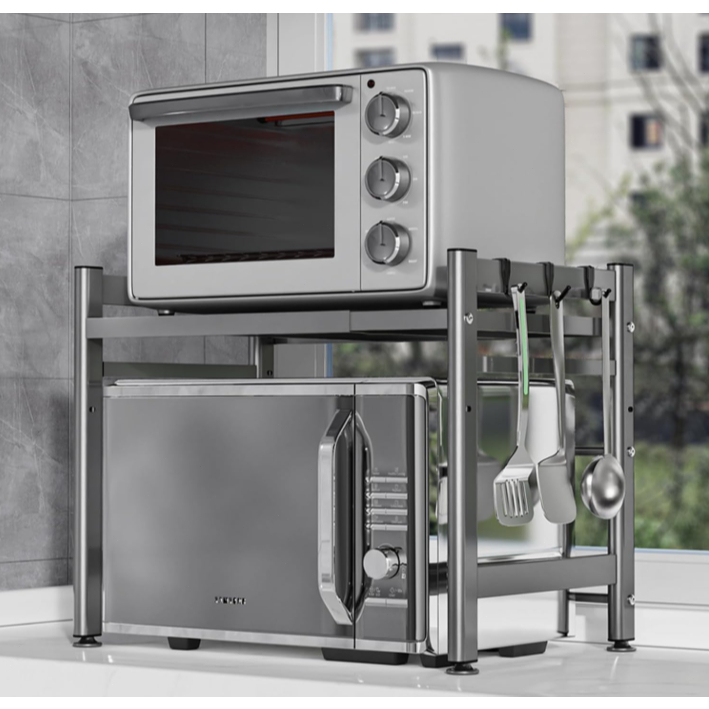 Rack de microondas/forno ajustável | Material de