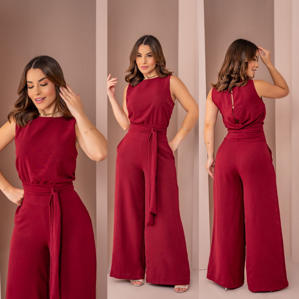 Conjunto Pantalona Duna Calça Pantalona e Blusa R