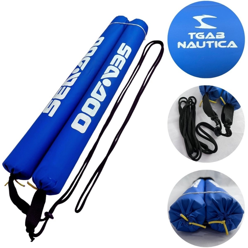 1 PAR DEFENSA PARA JET SKI COM LOGO SEA-DOO BARCO 