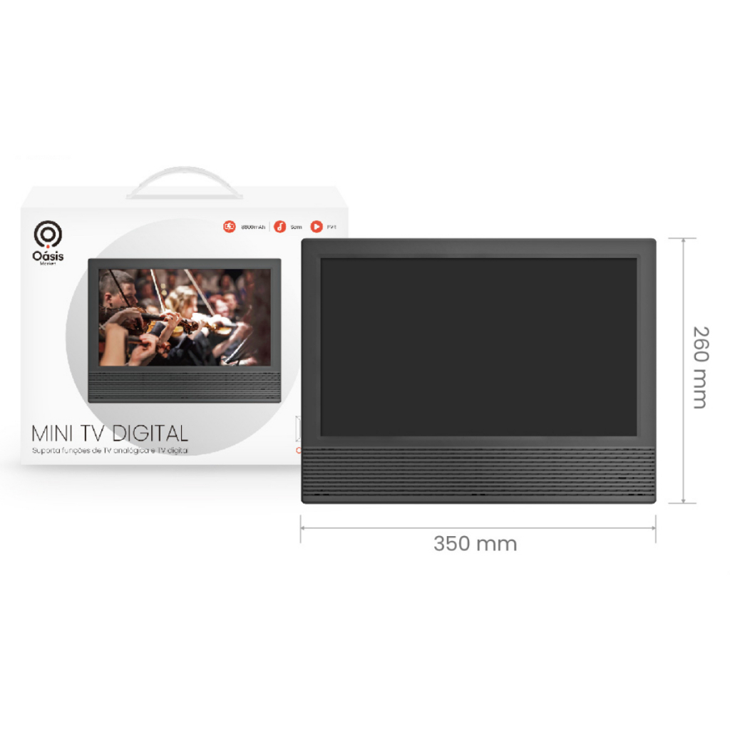 Tv Portátil Digital 14 Polegadas Led Hd Usb Hdmi 