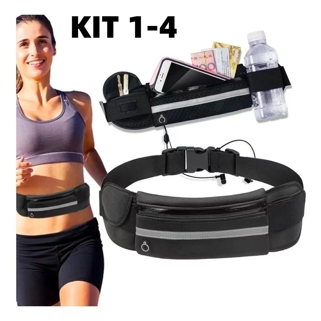 Bolsa Pochete Colorida Unissex Esportiva Sem Volum