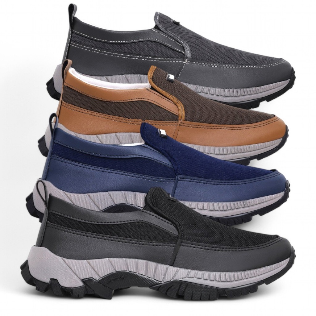 Kit 3 Pares De Tênis Sapatilha Masculino Casual A