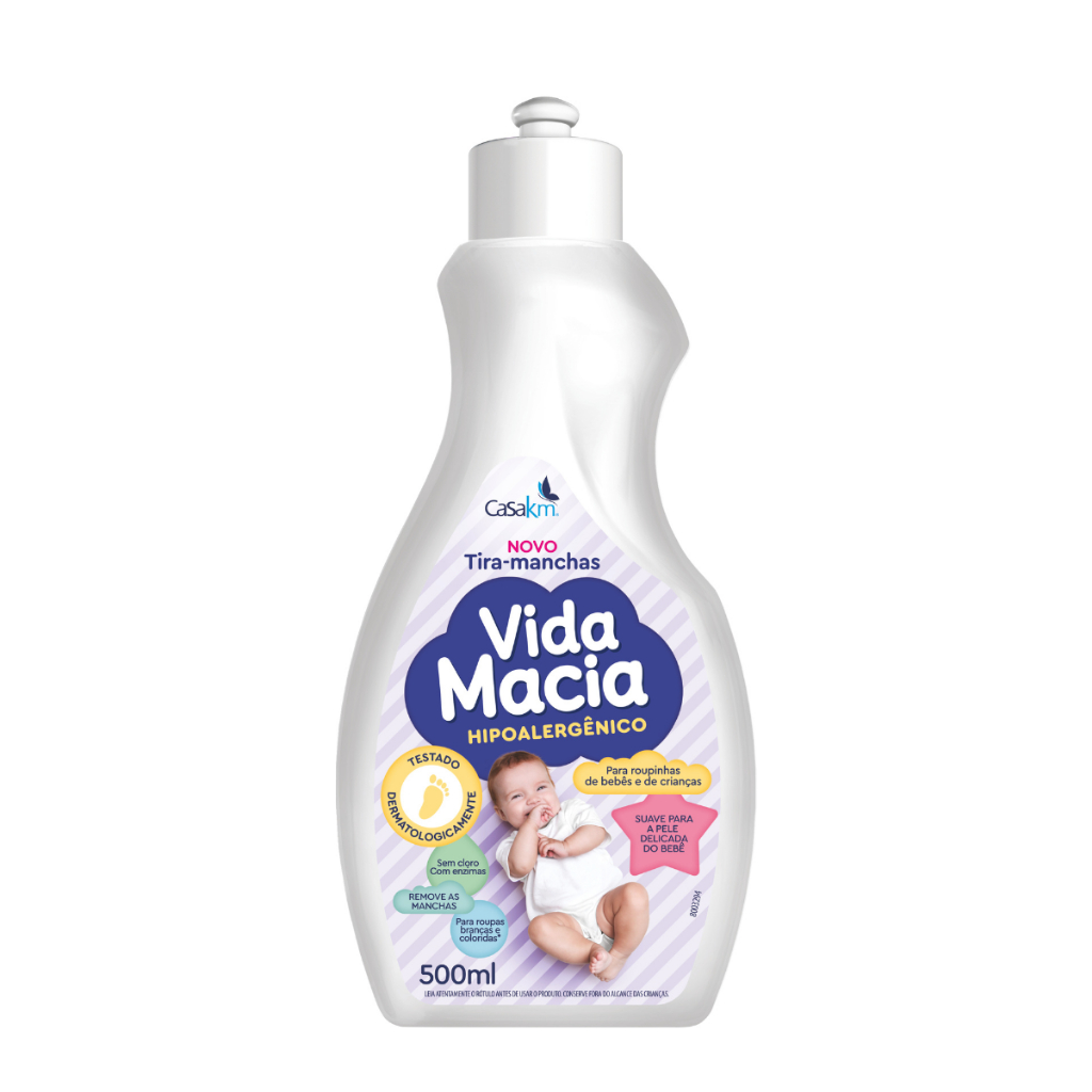 Tira Manchas Vida Macia 500ml (Opcão De Kits)