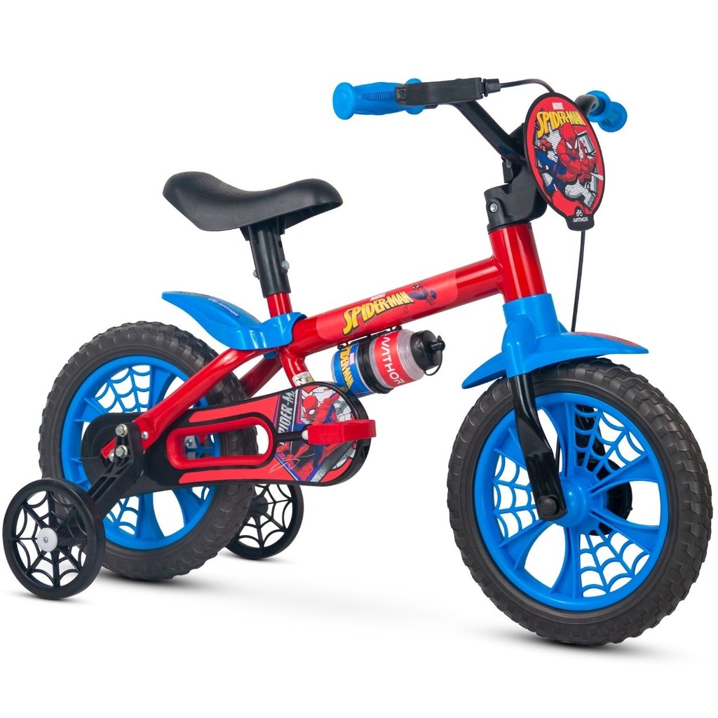 Bicicleta Aro 12 Infantil Spider-Man Homem Aranha 