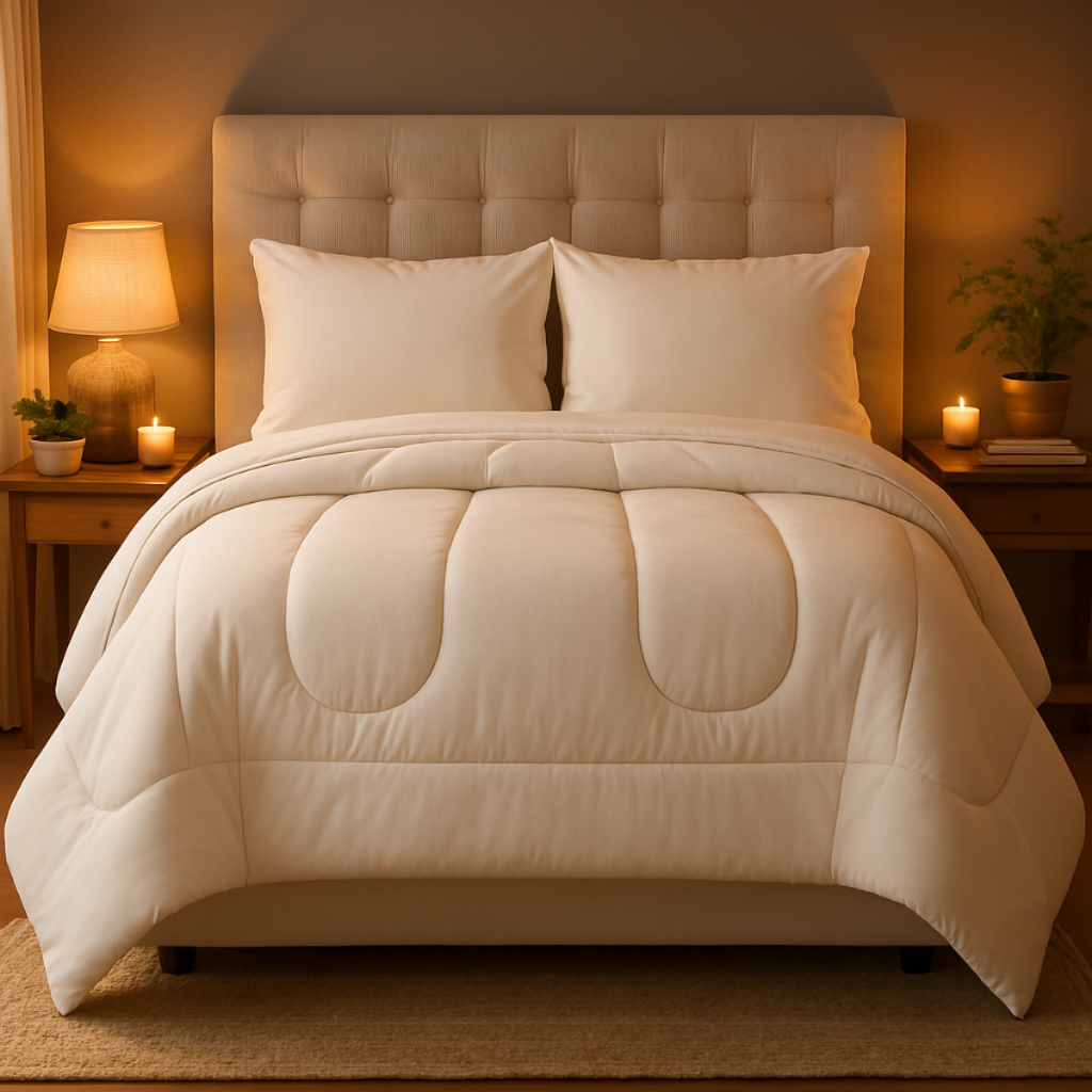 Edredom 100% Algodão Gelado 400 Fios Dupla Face S