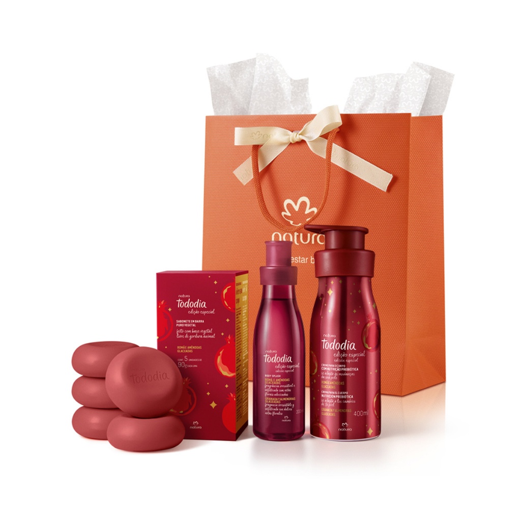Lançamento Kit Presente Natura Tododia Romã e Am