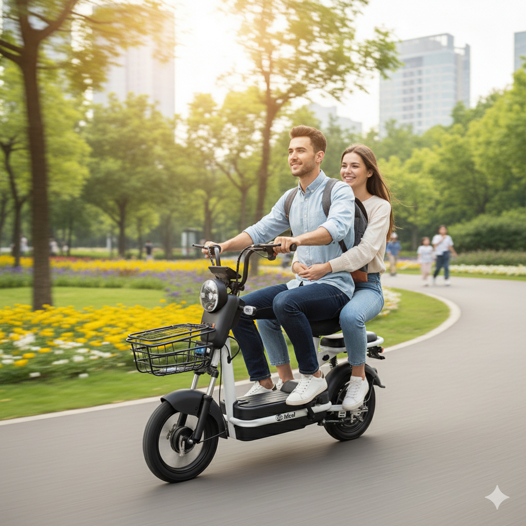 Bicicleta Elétrica Scooter 600W 48V até 150Kg Ga