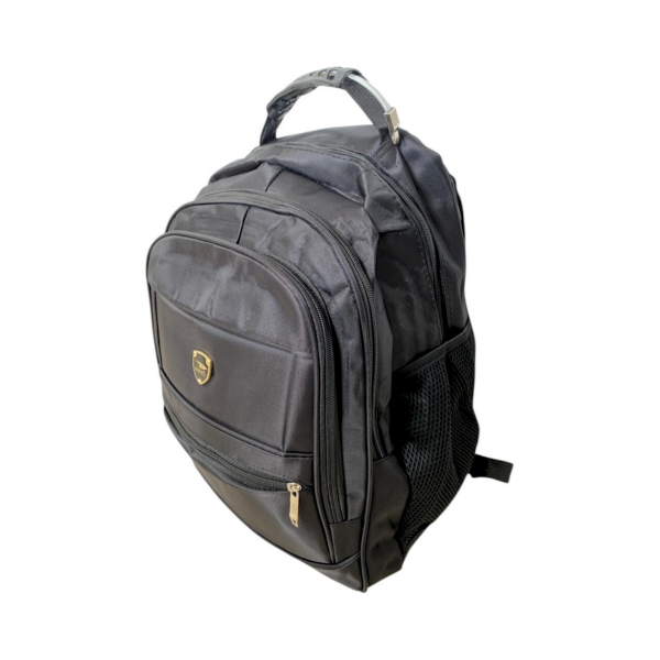 Mochila Bolsa De Tecido Preto Juvenil Masculina Re