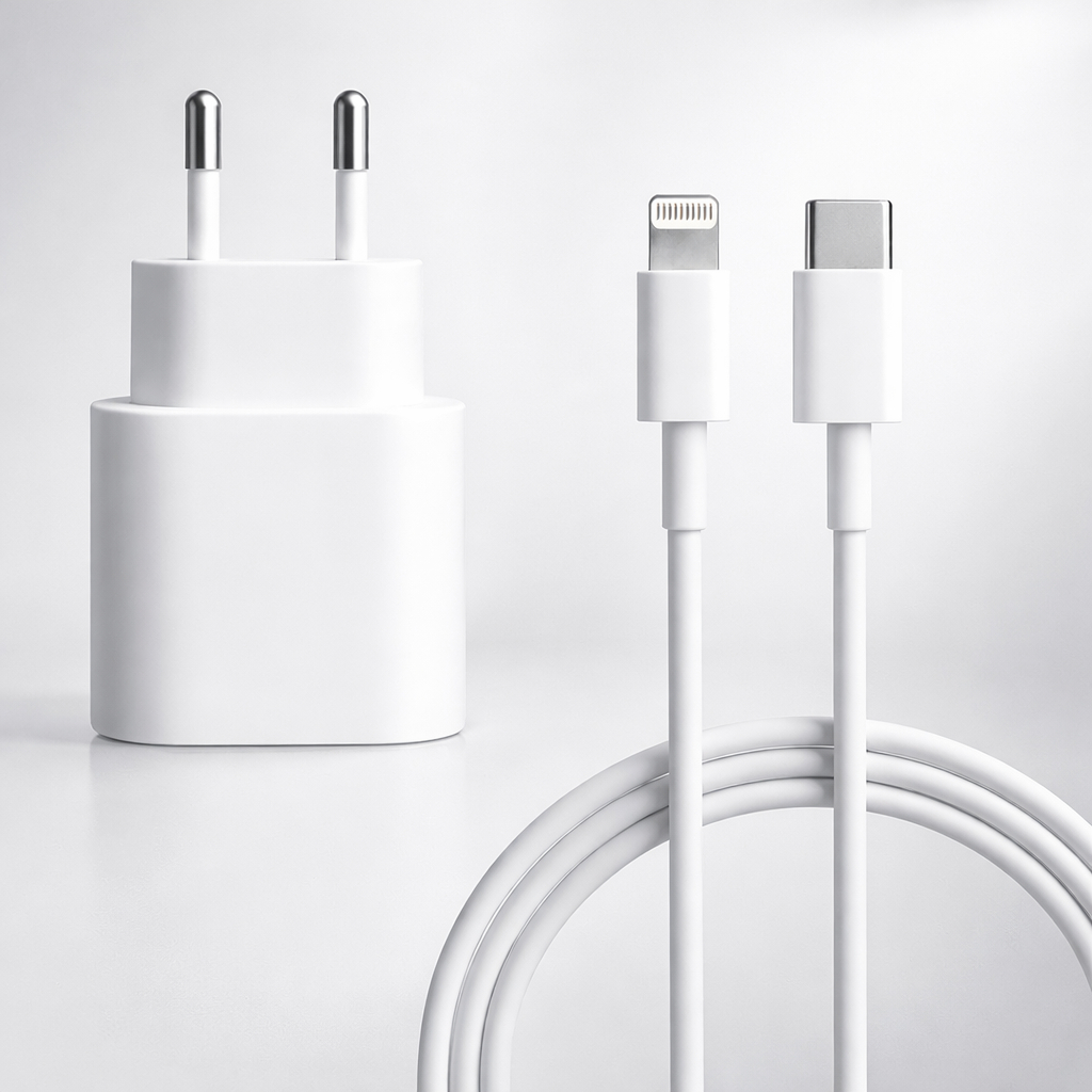 Kit Carregador Fonte e Cabo Lightning USB – 