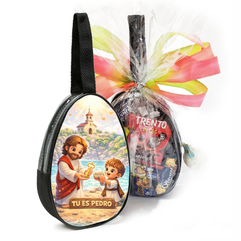 Bolsinha Ovo de Páscoa Nécessaire Oval / Temas R