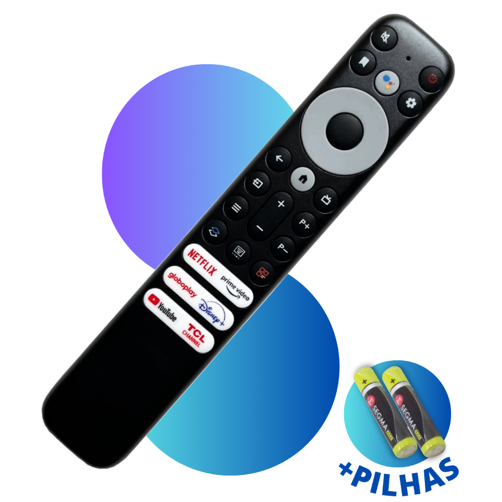 Controle Remoto Para Tv Tcl Smart 4k Rc902v Netfli