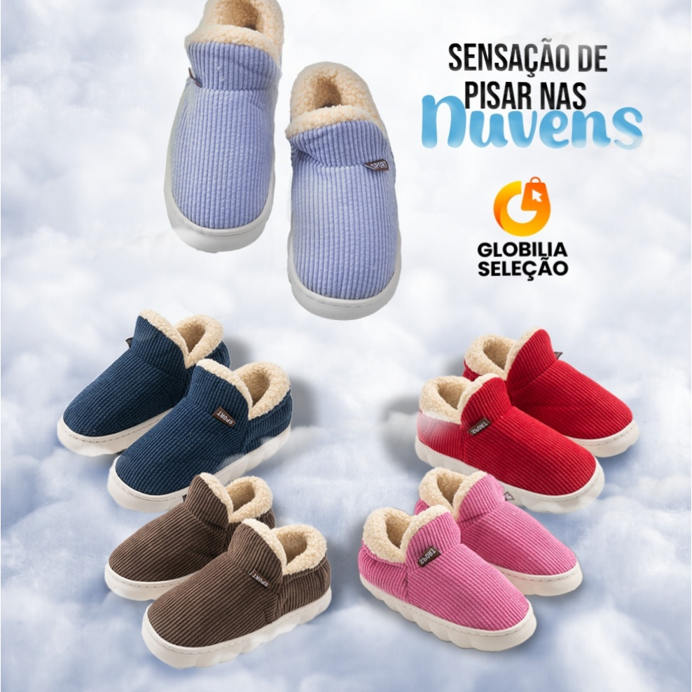 Pantufa Chinelo De Casa Masculina Feminina Adulta 