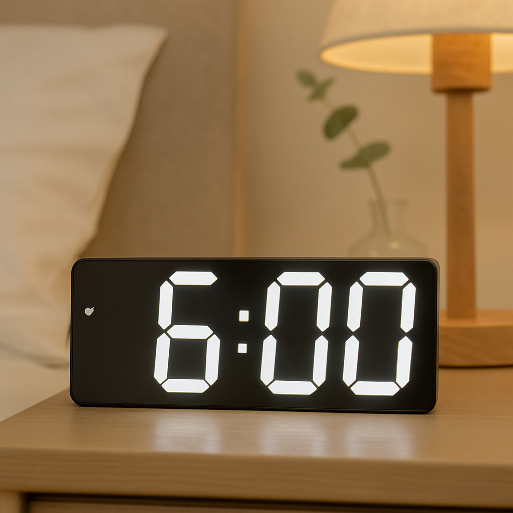 Relógio De Led Digital Mesa Despertador Alarme Te