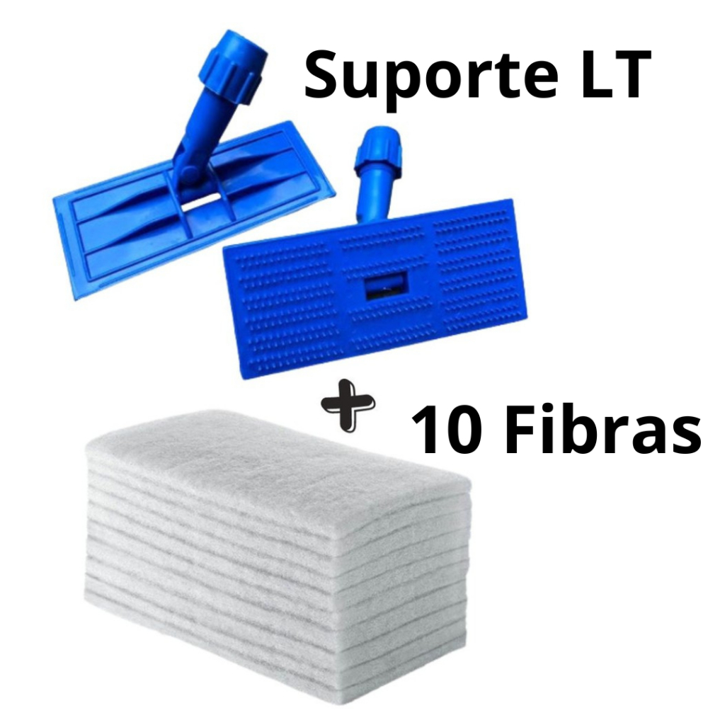 Kit Suporte LT + 10 fibras limpeza Antirisco Limpa
