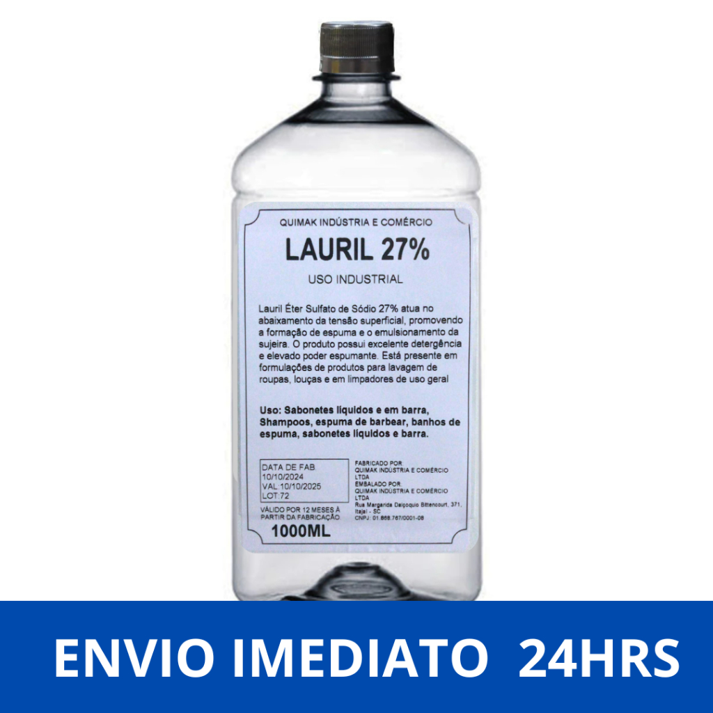 Lauril 27% Líquido – Sabonetes – Dete