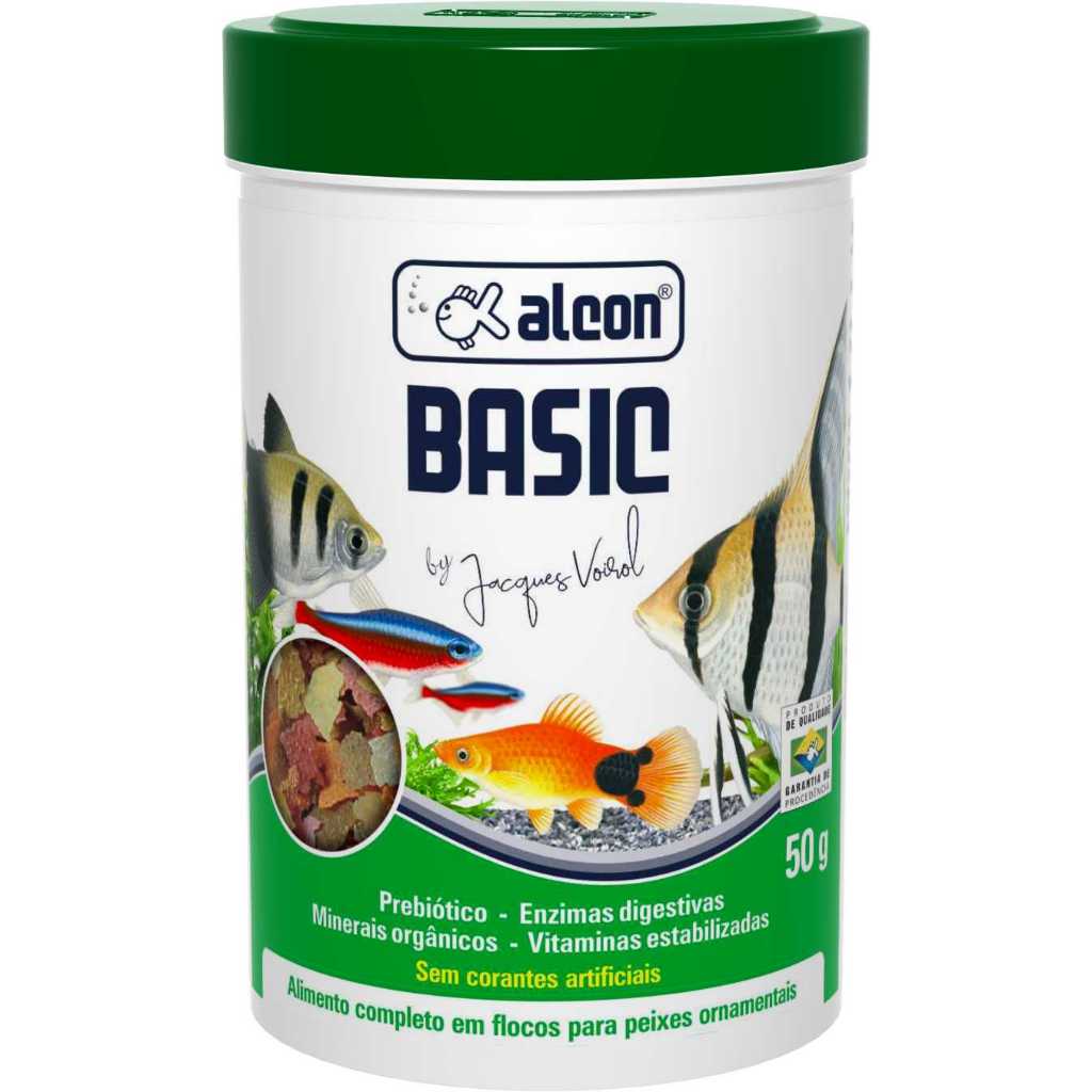 Alcon Basic 50 g  – Ração Todos Peixes Flo