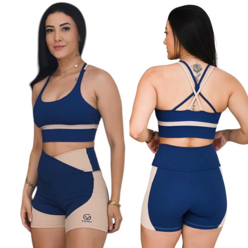 conjunto fitness 2 peças -zero transparência, su