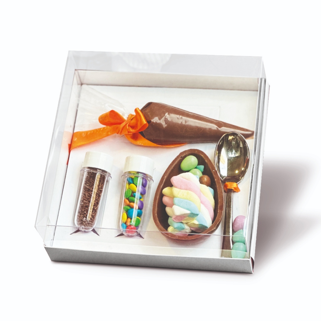 5~20 Caixas Ovo De Colher Páscoa Mini Confeiteiro