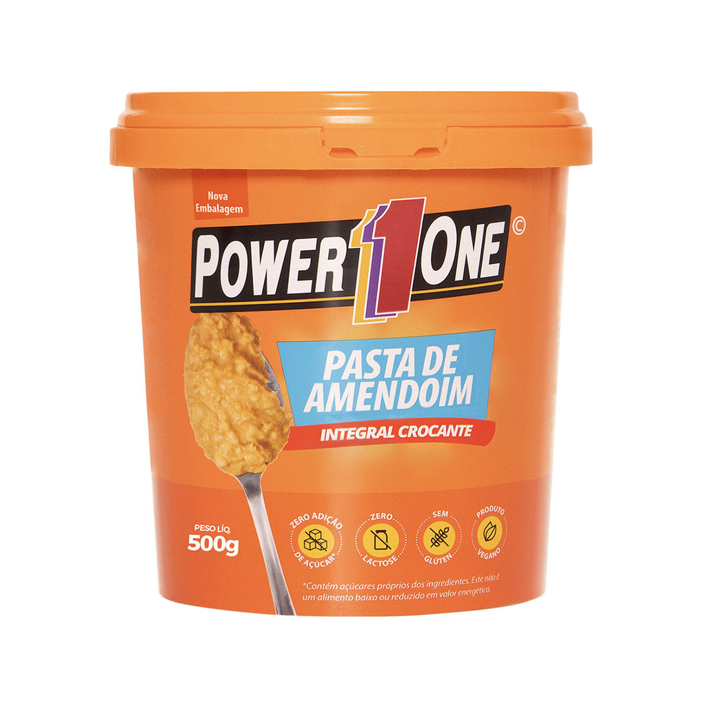 Pasta de Amendoim Integral Crocante Zero 500g R