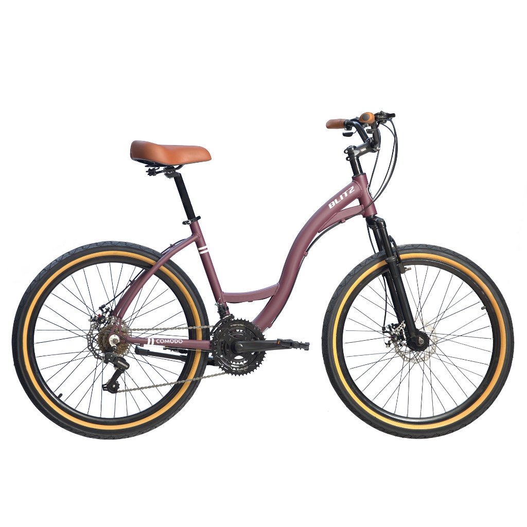 Bicicleta Aro 26 Comodo Shimano Alumínio Freios �
