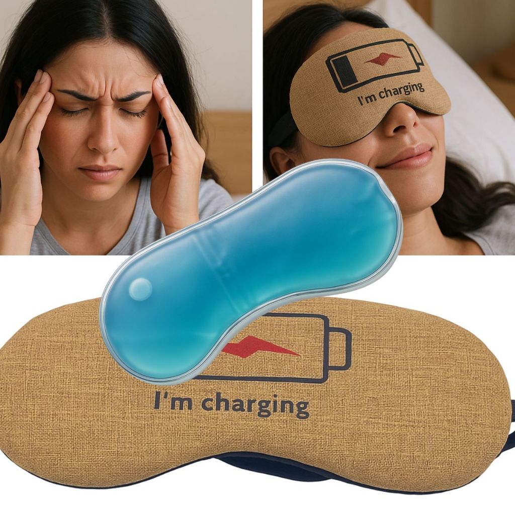 Mascara Com Gel Frio Ou Quente Alívio da Enxaquec