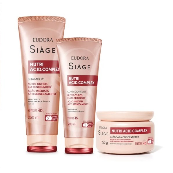 Kit Siàge Nutri Acid.Complex: Shampoo 250ml + Con