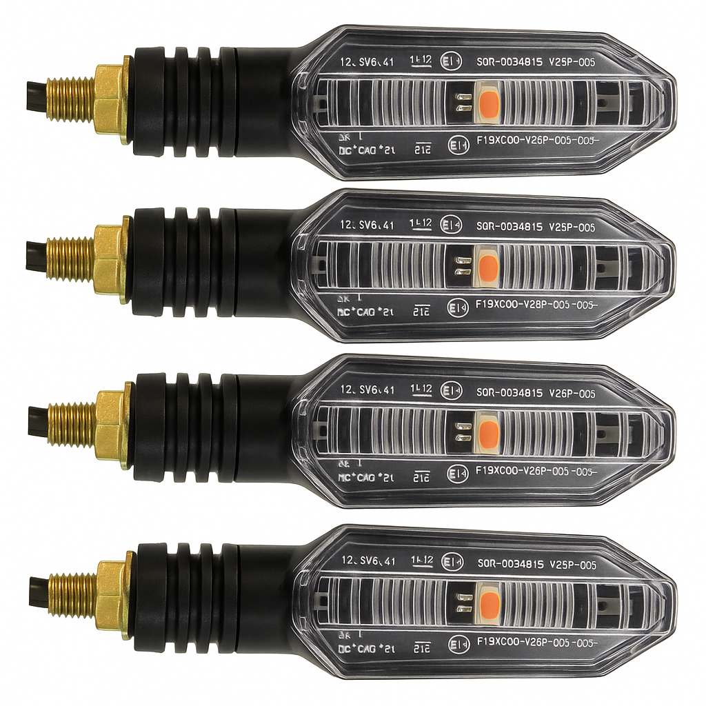 Kit 4  ou 2 Setas Pisca Para Moto LED Universal CB