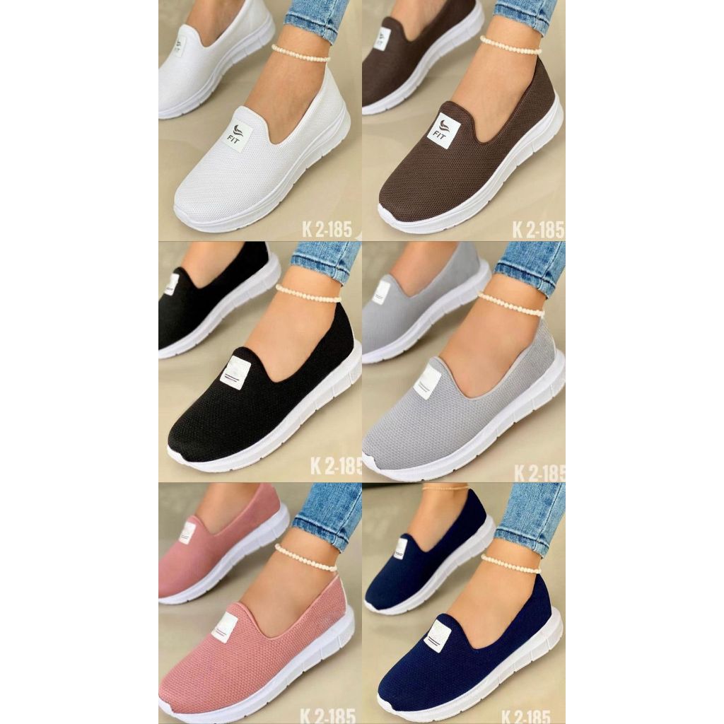 Tênis Sapatilha Feminino Calce fácil Confortáve