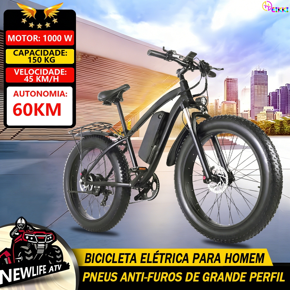 Bicicleta Elétrica1000w Suspensão Da Tela Lcd Ab