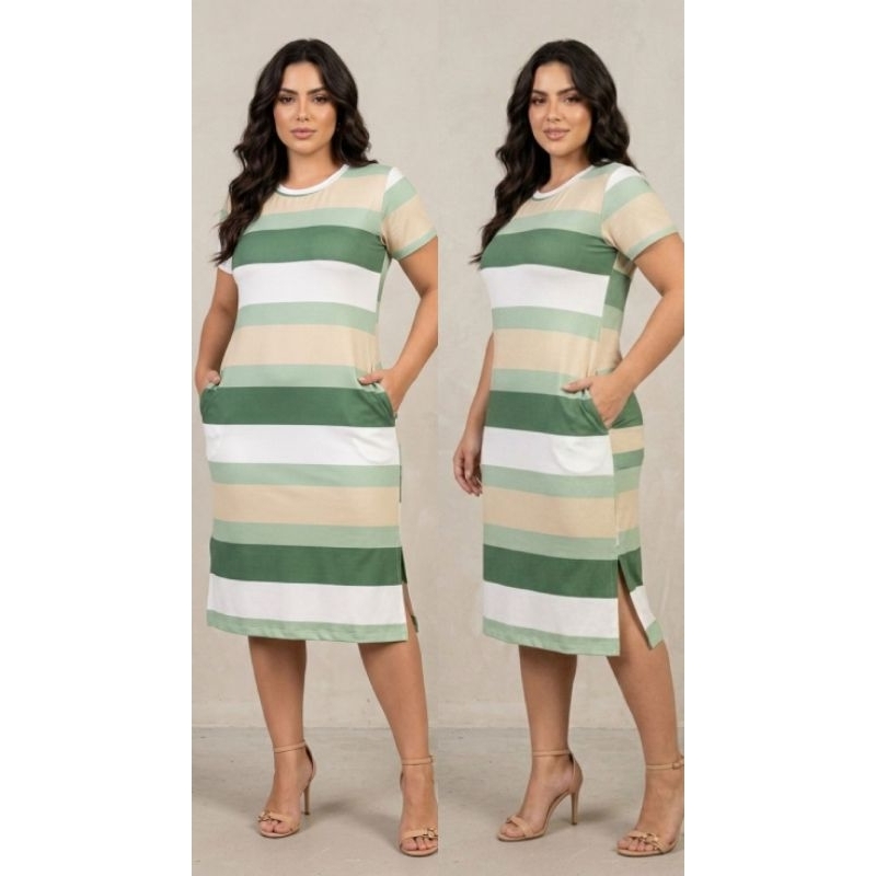 vestido midi de bolso tamanho único g ,veste