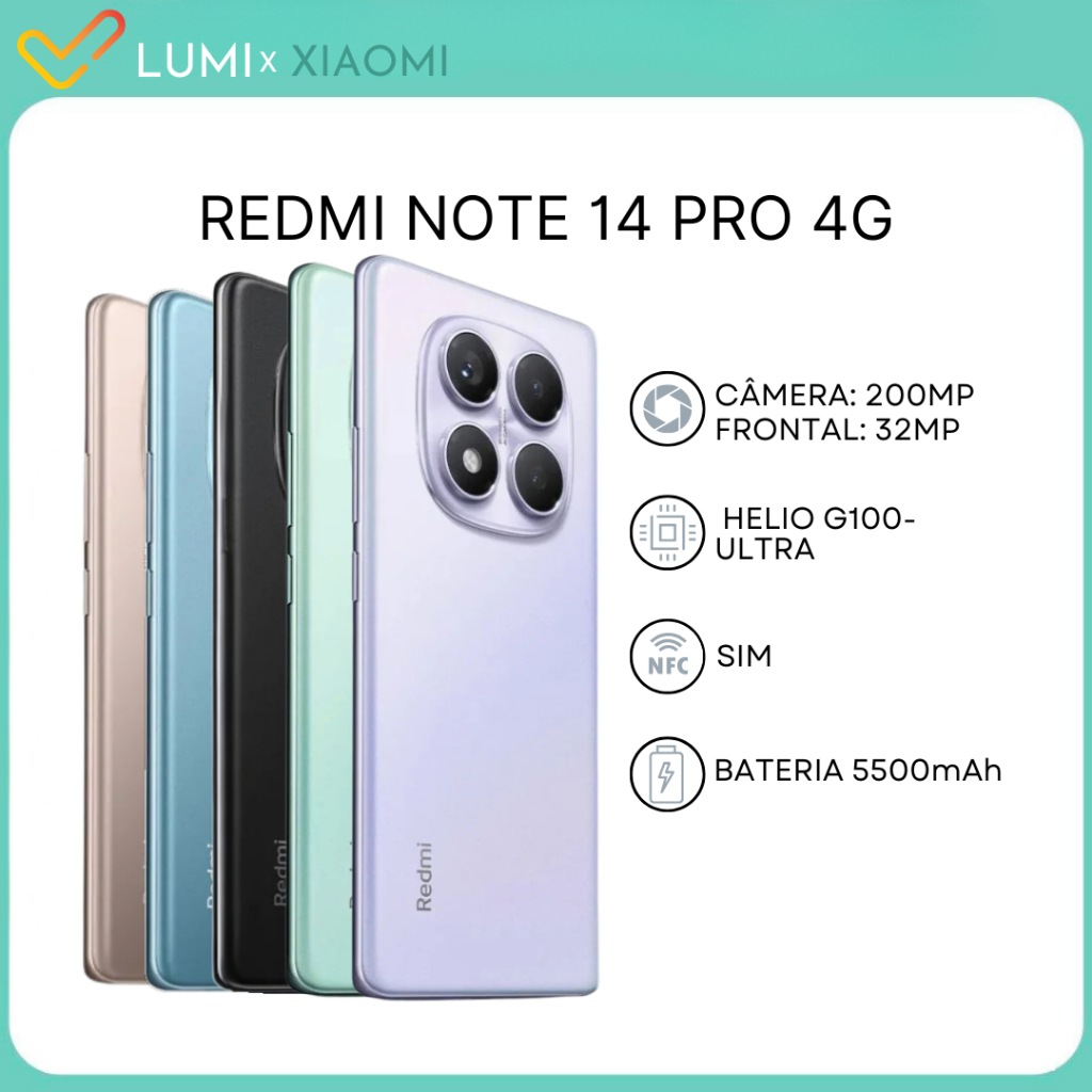 Xiaomi Redmi Note 14 Pro 4G 256GB/512GB e  8GBRAM/