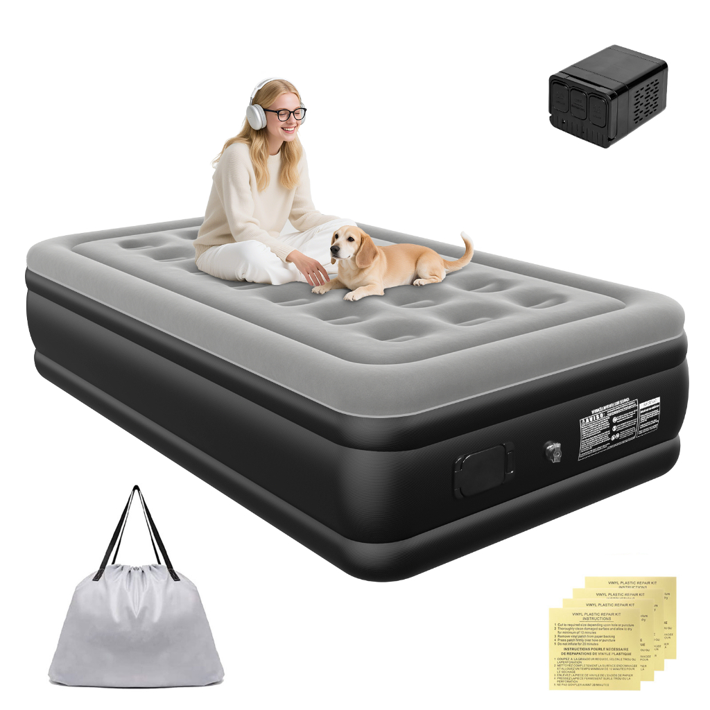 Colchão Inflável Solteiro Elétrico Inflável bi
