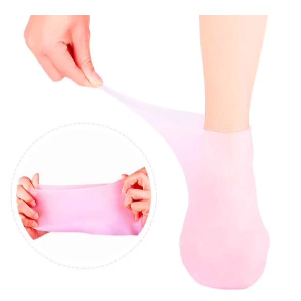Meias De Silicone Para O Cuidado Dos Pés Gel Hidr