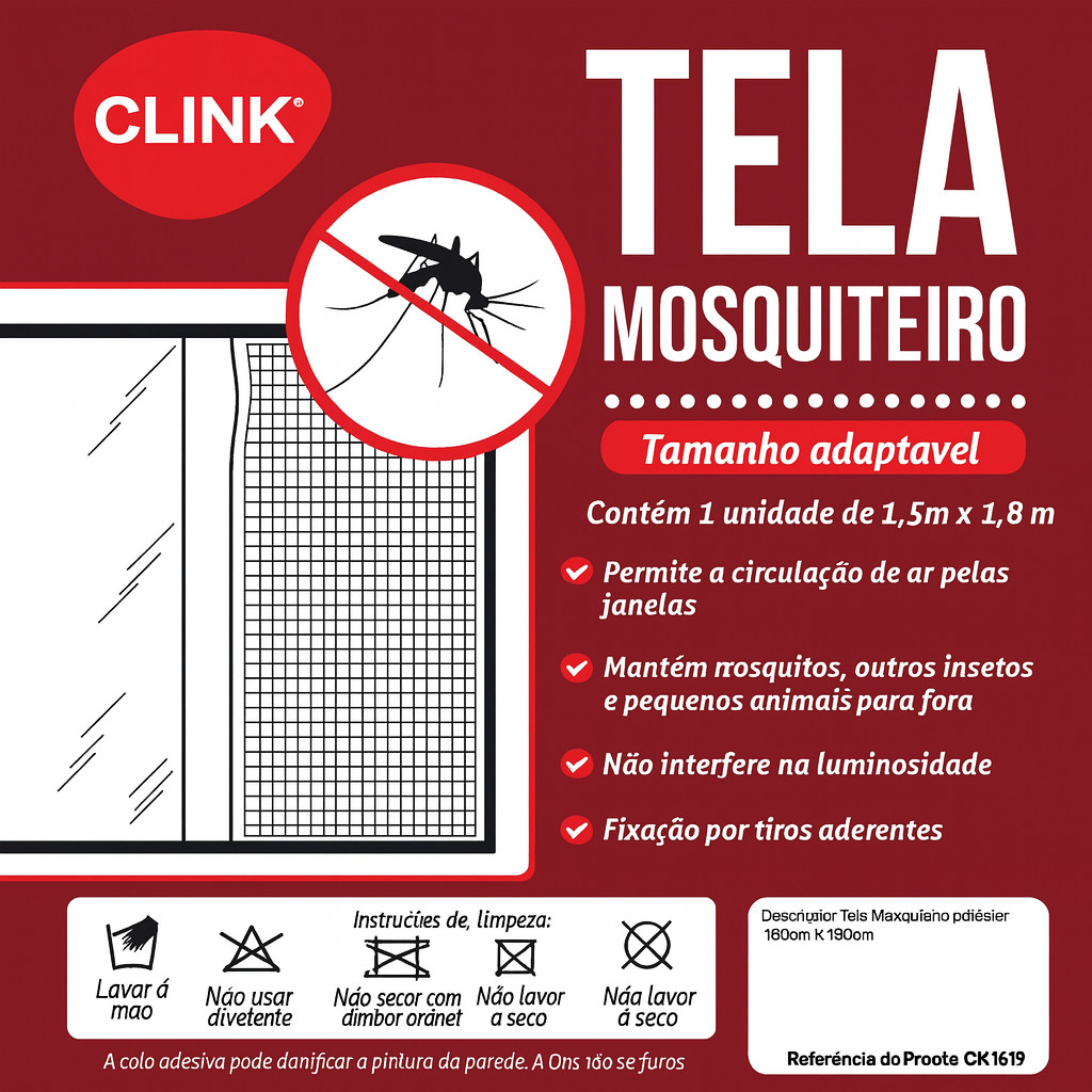 Kit Tela Mosquiteira Ajustável Para Janela 1,30&#