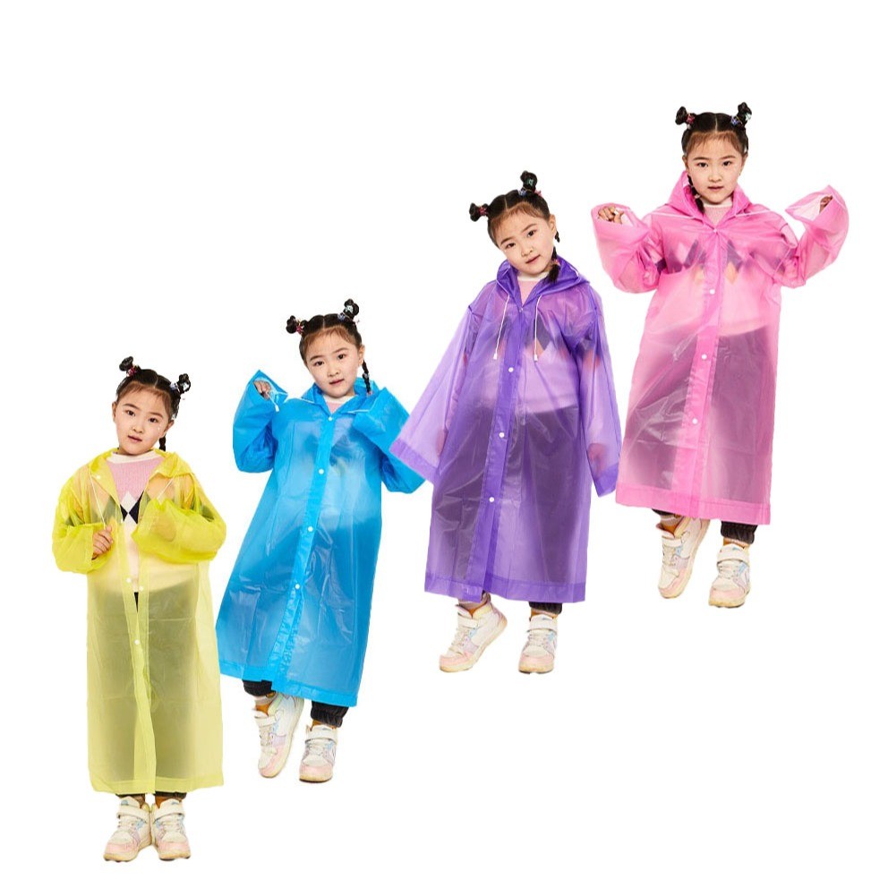 Capa Chuva grossa Capa de Chuva Infantil Reutiliz�