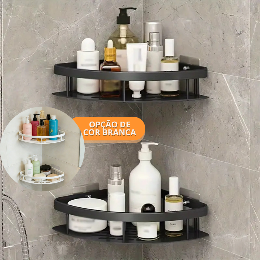 1/2/3 Peca Prateleira Suporte Organizador De Pared