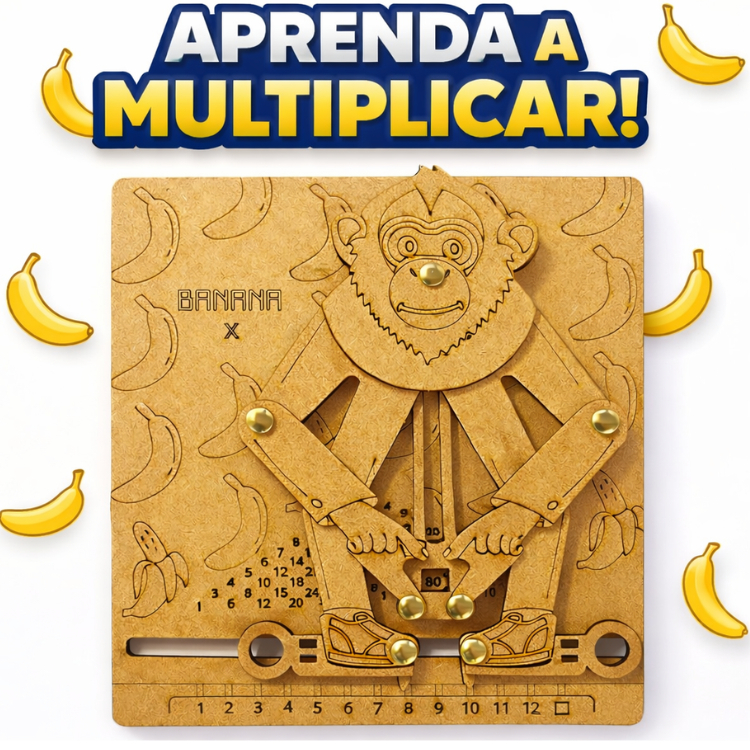 Macaco da Multiplicação Aprenda Tabuada Brincand