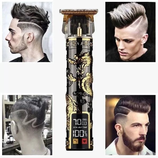 Maquina De Barbear Visor LCD Led Dragão Buda Home