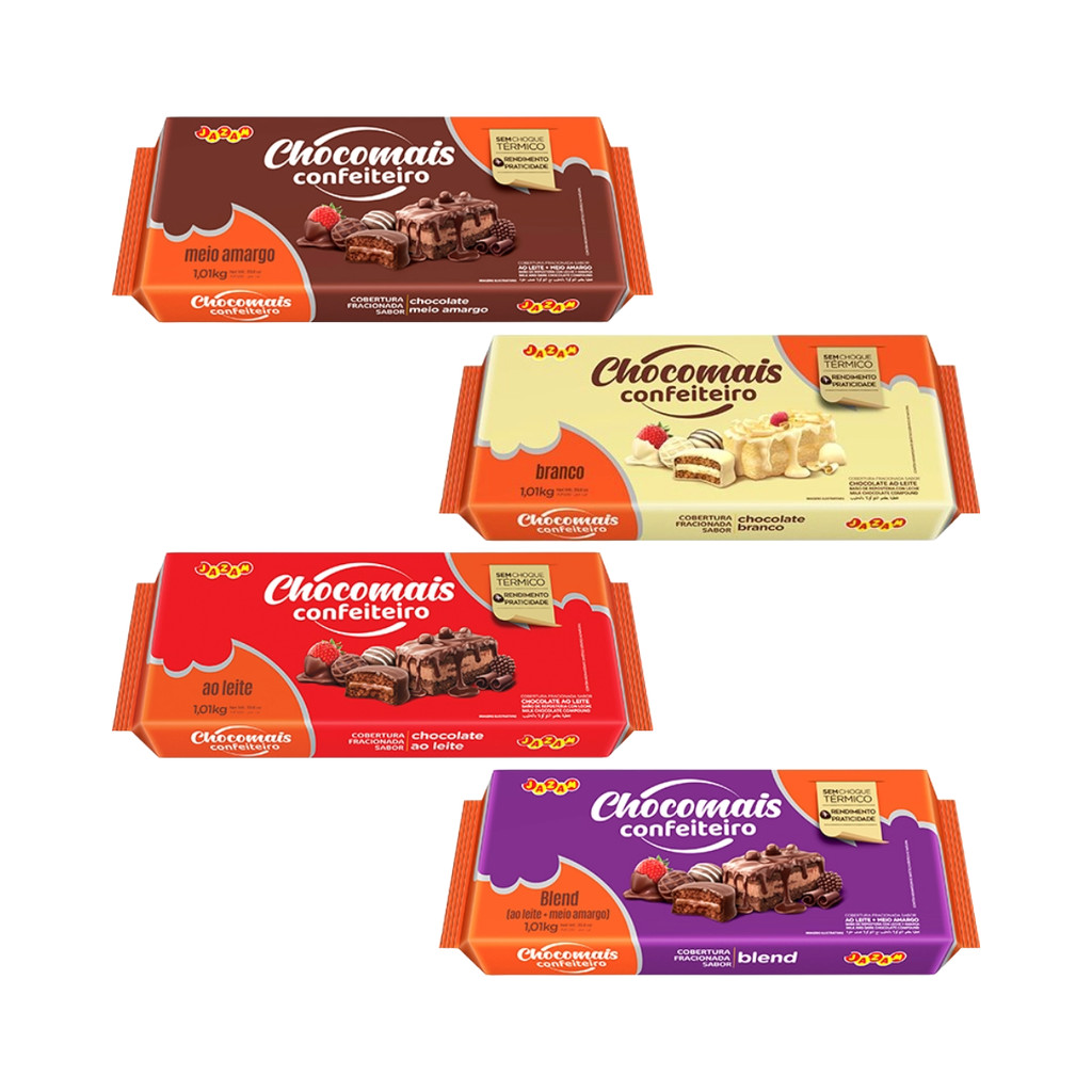 Cobertura Chocomais Confeiteiro Barra 1,01kg