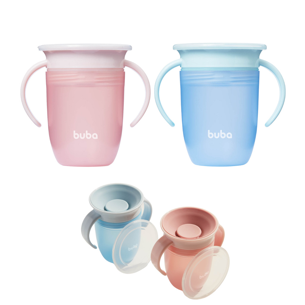 Copo Infantil Treinamento 360. Com Alça Antivazam