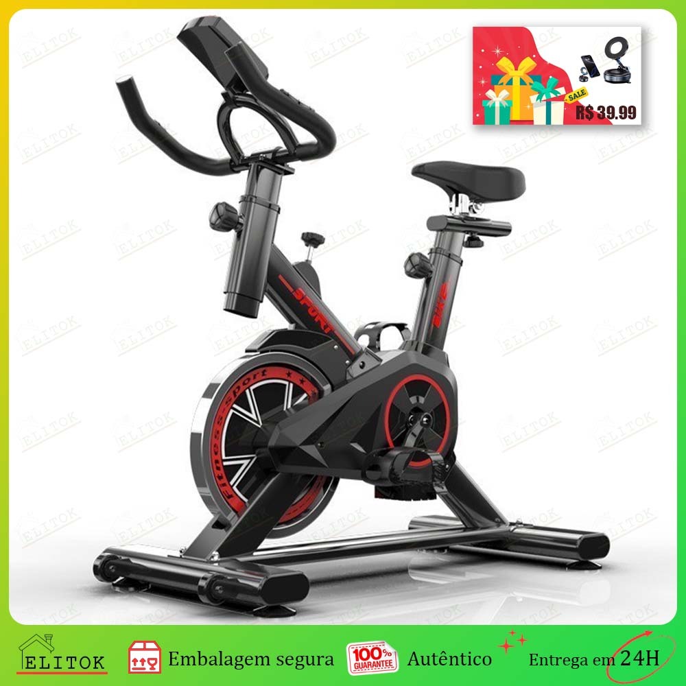 Bicicleta Ergométrica Spinning Profissional com M