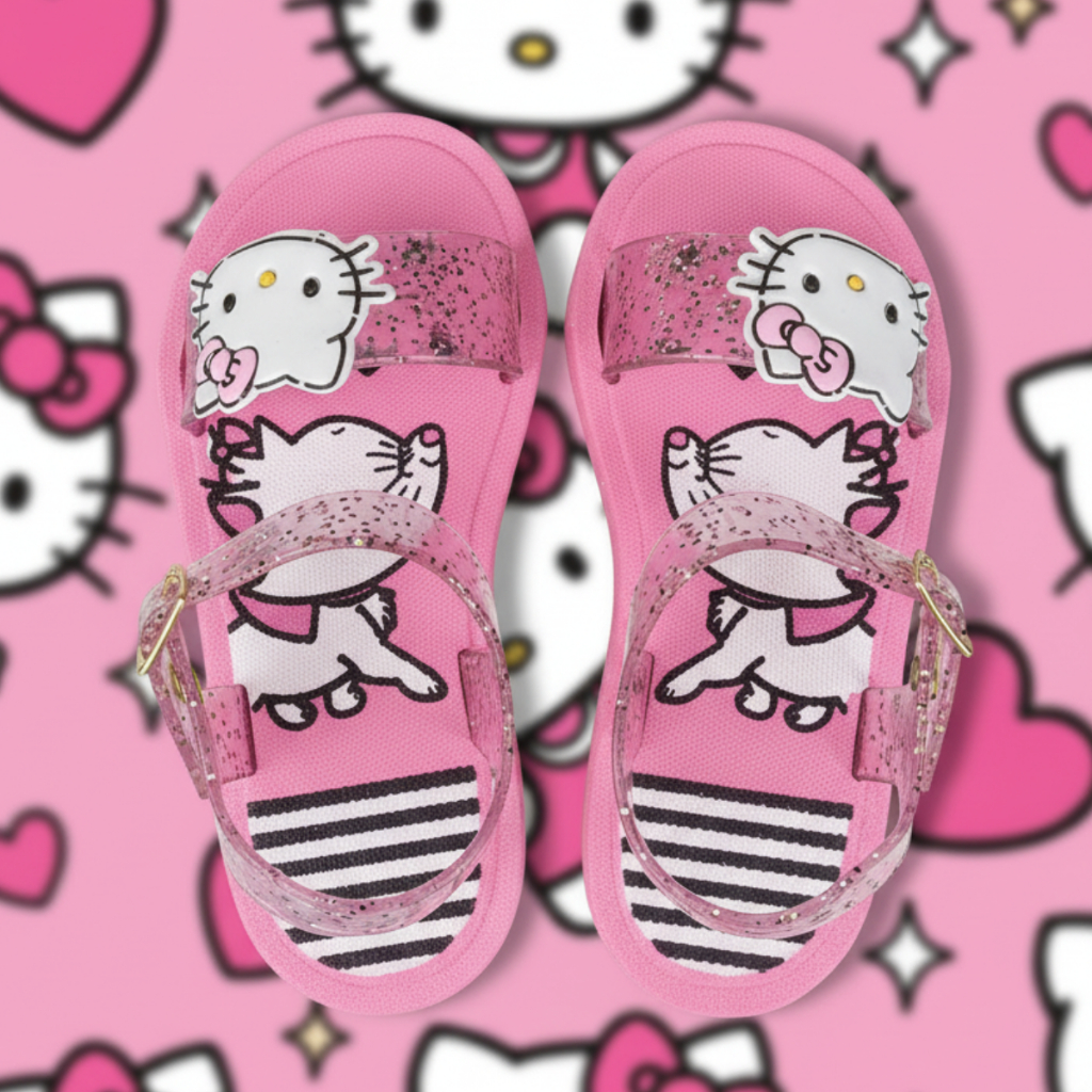 sandalia infantil blogueirinha leve confortavel en