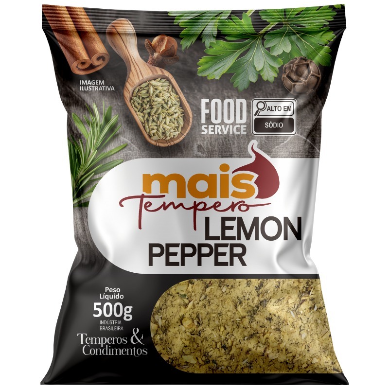 Lemon Pepper 1 Kilo e 500g – Mais Temperos O
