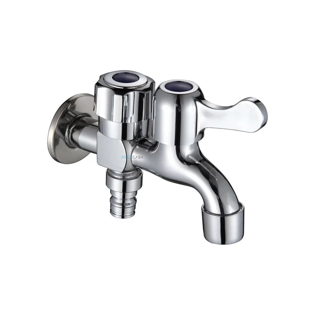 Torneira Máquina De Lavar Tanque Metal 2 Saídas 